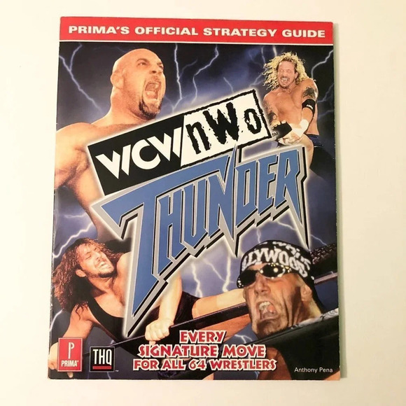 98 WCW nWo Thunder Official Strategy Guide  Playstation Every Signature Move - Picture 13 of 13